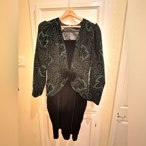 Vintage Scott McClintock velvet dress